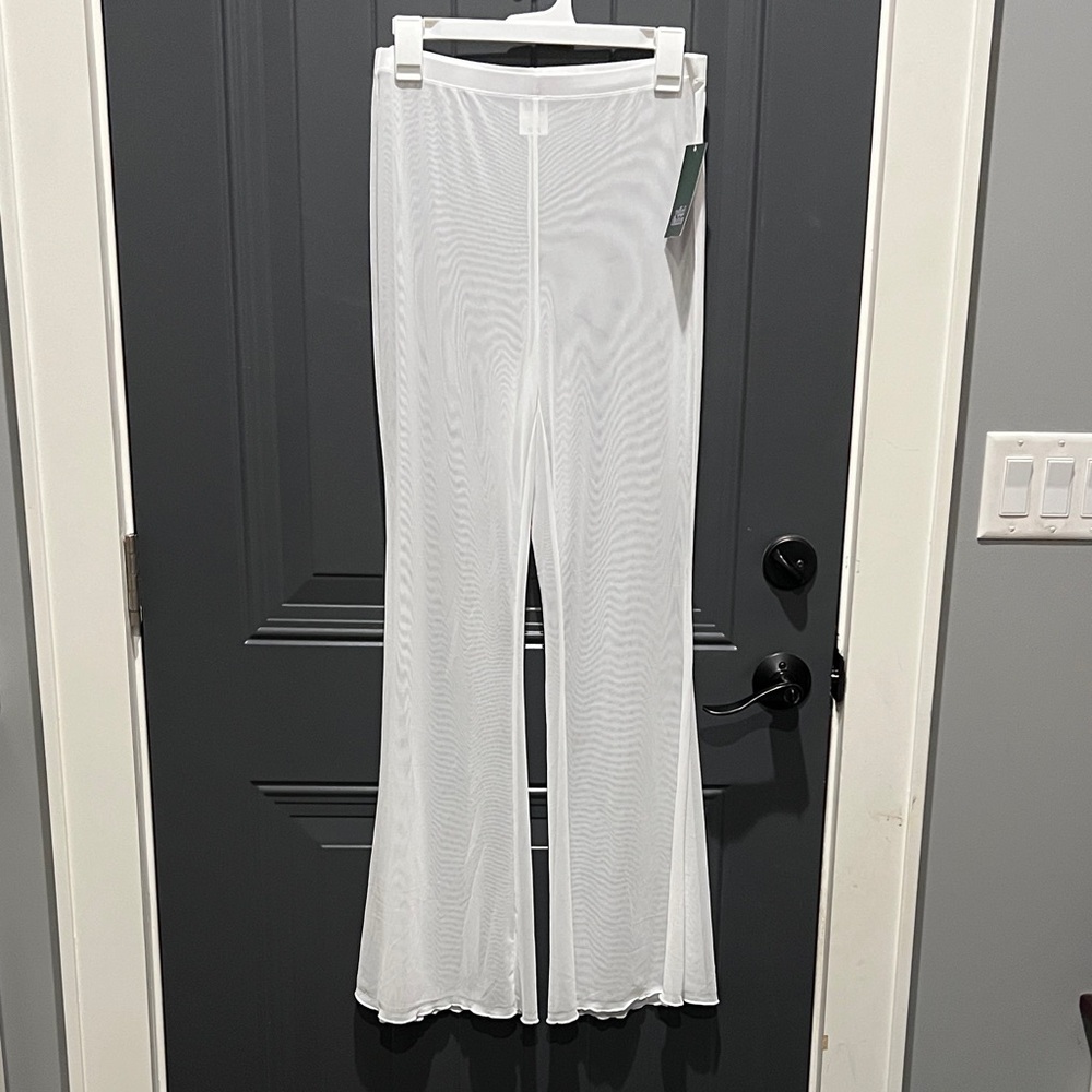 Wild Fable White Sheer Swim Pants